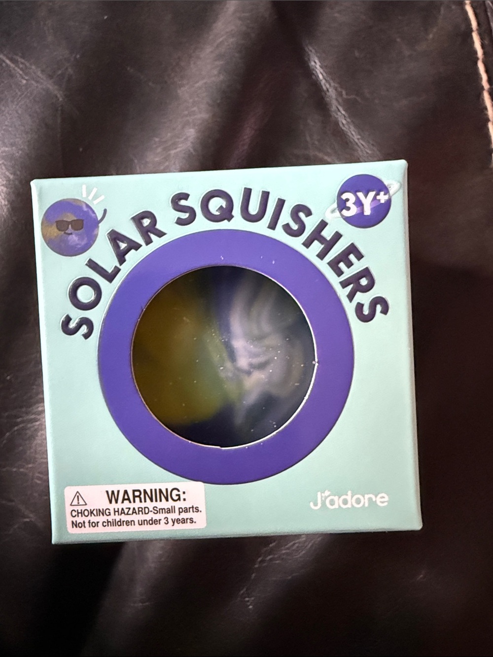 New Amazing JAdore Solar Squishers Sensory Toy - Purple and Teal
